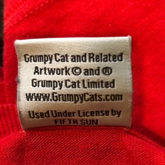 Grumpy Cat I Am Smiling Graphic Tee Shirt S - Picture 7 of 9